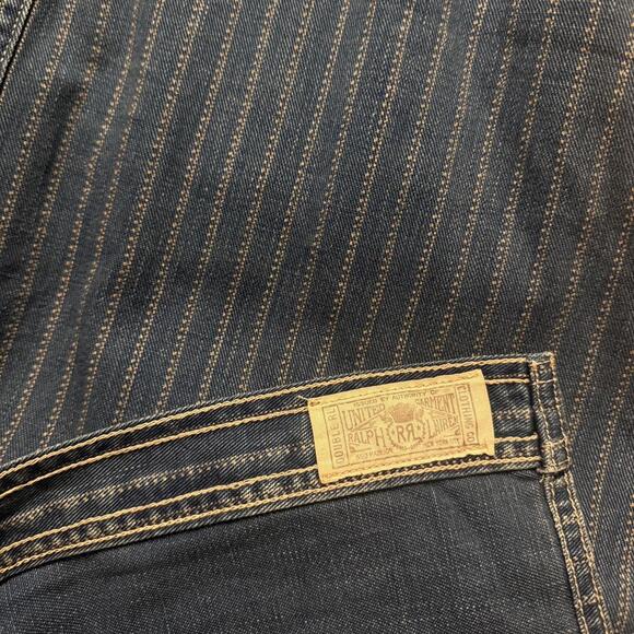 NWOT originally $495 - RRL Indigo striped denim skirt - Picture 4 of 4